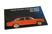 KOLEKCJONERSKI PROSPEKT FSO FIAT 125p 1500 SEDAN J.FLAMANDZKI