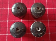 Stare pokrętła bakelitowe do grzejnika żeliwnego PRL loft retro