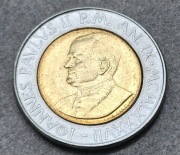 1987 WATYKAN JAN PAWEŁ II 500 LIRÓW STAN 1- (FOTO) 1 MONETA