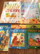 Sprzedam tanio. 7 książek,łamigłówki, krzyżówki dla dzieci