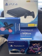 PS4 slim 500GB pełen zestaw plus Fifa23 i FC24