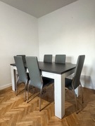 Stół rozkładany + 6 krzeseł – stan bardzo dobry