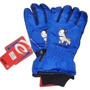 Rękawiczki Narciarskie Dziecięce Rękawice Ocieplane 8-9 Lat Wodoodporne