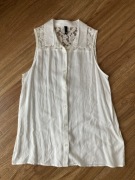 Bluzka H&M z koronką M 38