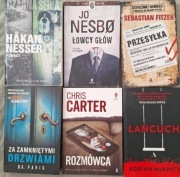 6 książek kryminały ,thrillery