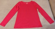 Bluzka ciemno-różowa r. 134/140.