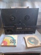 Magnetofon Szpulowy UNITRA M 2405 S Stereo + 2 Taśmy ORWO Strych