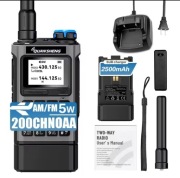 Quansheng K1 mini kong 2500mah USB-C F4HWN fusion 5.2.0 nie baofeng 