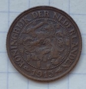 #1304 Holandia 1 cent 1915