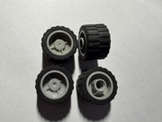 LEGO KOŁA J SZARE 18x14 OPONA 24x14 (30285/30648) 30285c02 4 szt