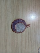 Wisiorek "słońce z księżycem" z kamieni naturalnych