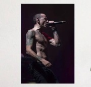 Obraz 30x45cm Chester Bennington LINKIN PARK (bez ramy) nr7