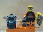 LEGO figurka City używana - city nurek głębinowy okulary