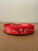 Kochanej Mamie Czerwona Florystyczna Dekoracyjna Tasiemka Wstążka Szpula