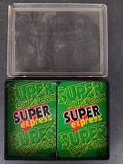 Dwie talie kart z karykaturami polityków