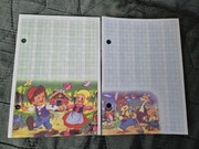 A6 małe karteczki kolekcjonerskie do segregatora 