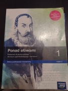 Ponad słowami 1 cz.2 - podr. liceum i technikum. Podstawowy i rozszerzony