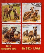 Znaczki fauna:582: zwierzęta, ssaki- Sierra Leone 2023r 