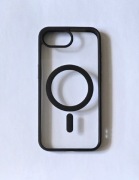 Etui/case przezroczyste z magsafe czarne iPhone 16E