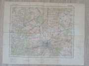 Mapa Częstochowa PAS 45 SŁUP 28, WIG Warszawa 1933r.