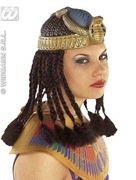 Damska Peruka Kleopatry z warkoczami Halloween Karnawał