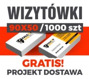 Wizytówki firmowe, ulotki, banery, plakaty, logo