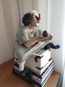 Klaun klown claun clown rzeźba zabawki przedszkole reklama cyrk teatr aktor