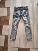 Jeansy amiri  niebieskie 