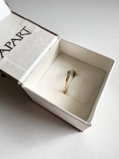 Zloty pierścionek z brylantem Apart 