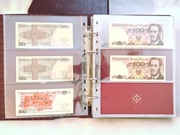 Kolekcja banknotów tzw. małego PRL-u (123 banknoty) st. 1 / UNC