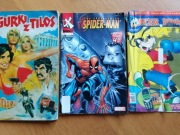 Komiksy Figurki z Tilos plus kaczor Donald Spider Man