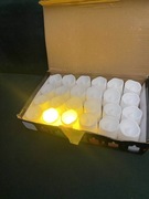 Nowa Lampka Elektryczna Świeczka LED Znicz Wkład do Zniczy