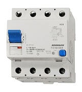Wyłącznik różnicowoprądowy  RCD Schrack 40A/3+n/300mA,typ B