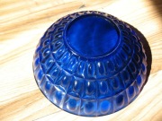 patera misa niebieskie szkło