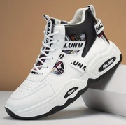 Śliczne białe wysokie adidasy 38