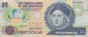 Banknot 1 dolar Bahamy 1992 P.50 Rzadki