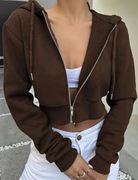 Rozpinana bluza z kapturem