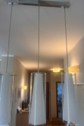 Lampa potrójna wisząca Italux. Lampa wisząca Carole MDM-1668/3B Italux
