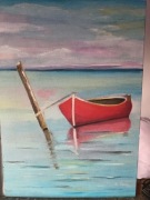 czerwona łódka nr 1