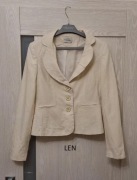 Lniana Marynarka/Blezer George roz. S (40)