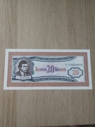 Banknot 20 biletów Mawrodi 