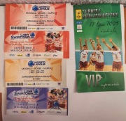 Stare bilety wejściówki mecze siatkówki  - cena za całość