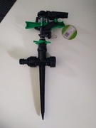 Zraszacz ogrodowy pulsacyjny ramienny rotacyjny 