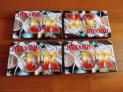 Maxell cztery kasety UR 90