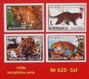 Znaczki fauna:620: zwierzęta, ssaki- Korea Północna 1998r **