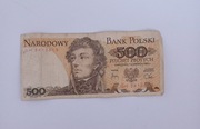 500 zł PRL banknot