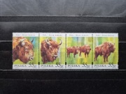 Fi 3481-3484** "Zwierzęta pod ochroną - żubry"