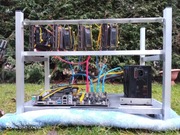 Koparka kryptowalut 4 karty AMD Firepro 100 mh/s 