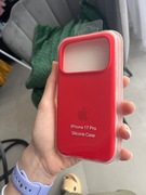Case iPhone 17 Pro etui silikonowe nowe czerwone plecki red 