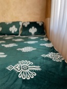 Koc 100% z wełny Merino i polaru (155x200cm)